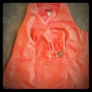 Lane Bryant Floral Vest